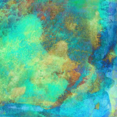 Soyut doku suluboya tasarım yıkama, su boyası dokusu yakın çekim