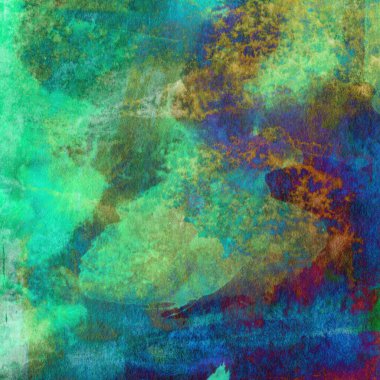 Soyut doku suluboya tasarım yıkama, su boyası dokusu yakın çekim