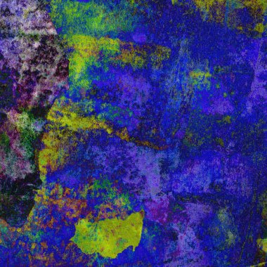 Mavi, yeşil, sarı ve kırmızı renkte suluboya tasarımı