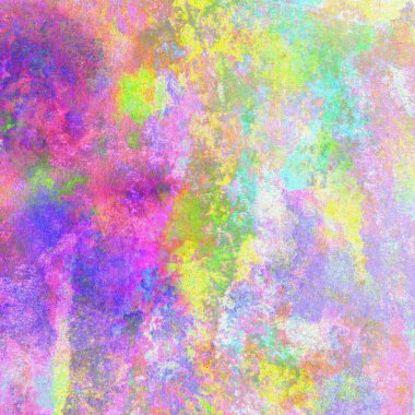 Mavi, yeşil, pembe ve sarı renklerle suluboya arkaplan