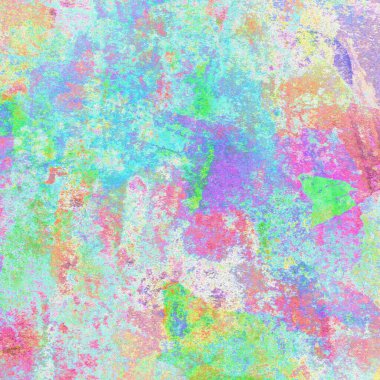 Mavi, yeşil, pembe ve sarı renklerle suluboya arkaplan