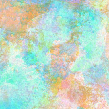 Mavi, yeşil, pembe ve sarı renklerle suluboya arkaplan