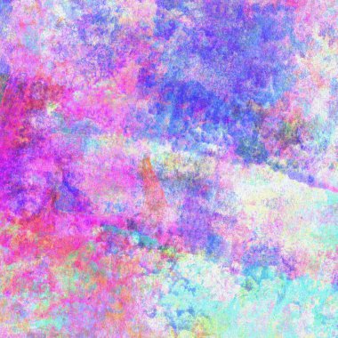 Mavi, yeşil, pembe ve sarı renklerle suluboya arkaplan