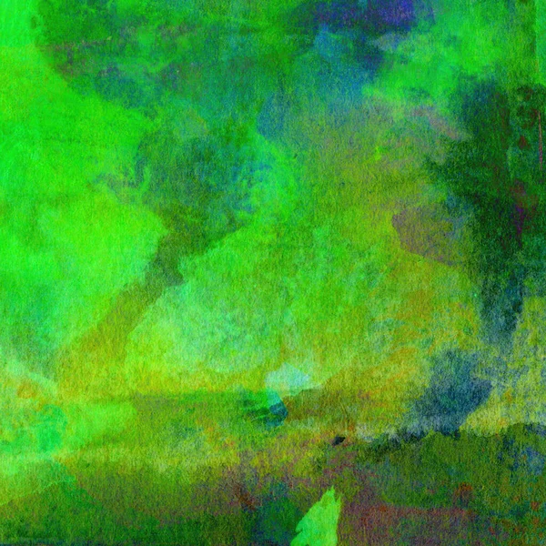 Abstract Aquarel Ontwerp Met Verschillende Tinten Van Groene Kleur Hints — Stockfoto