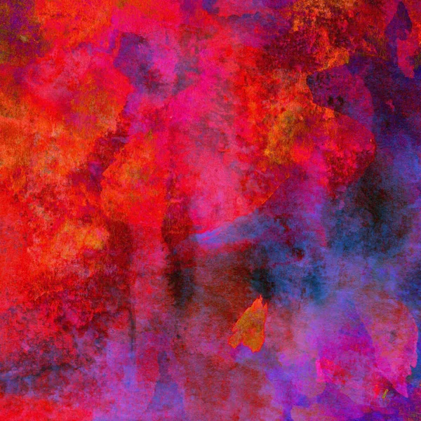 Bright Artistic Watercolor Background Pink Red Blue Colors — Stock Photo, Image