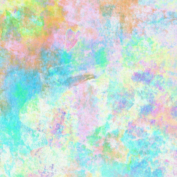 Watercolor Background Splashes Blue Green Pink Yellow Colors — Stock Photo, Image