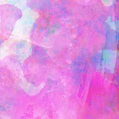 Soyut suluboya leylak ve mavi desenli arkaplan.