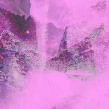 Soyut suluboya leylak ve mavi desenli arkaplan.