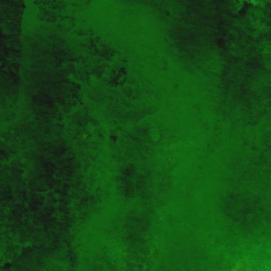 Koyu ve parlak yeşil tonlarıyla suluboya sanatsal arkaplan