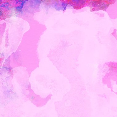 Soyut suluboya leylak ve mavi desenli arkaplan.