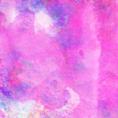 Soyut suluboya leylak ve mavi desenli arkaplan.