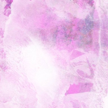 Soyut suluboya leylak ve mavi desenli arkaplan.