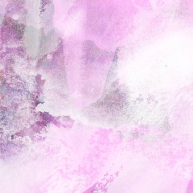 Soyut renkli suluboya desen arkaplan pembe ve mor renklerle yapılır