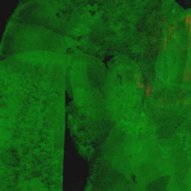 Parlak ve koyu yeşil tonlardan oluşan soyut renkli suluboya desenli arkaplan