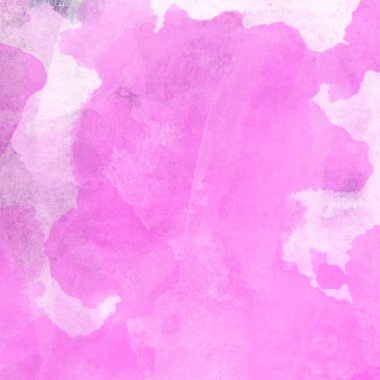 Soyut renkli suluboya desen arkaplan pembe ve mor renklerle yapılır