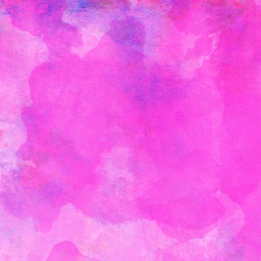 Soyut renkli suluboya desen arkaplan pembe ve mor renklerle yapılır