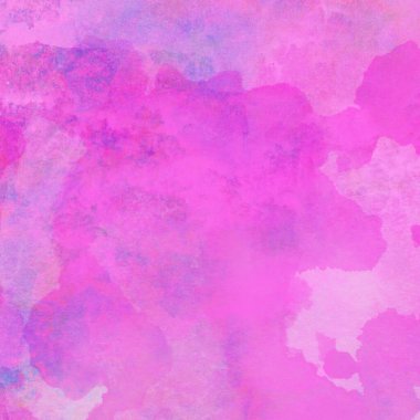 Soyut renkli suluboya desen arkaplan pembe ve mor renklerle yapılır