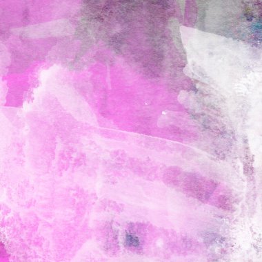Soyut renkli suluboya desen arkaplan pembe ve mor renklerle yapılır