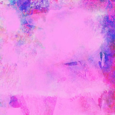 Soyut renkli suluboya desen arkaplan pembe ve mor renklerle yapılır