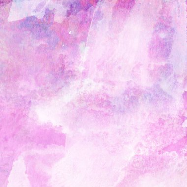 Soyut renkli suluboya desen arkaplan pembe ve mor renklerle yapılır