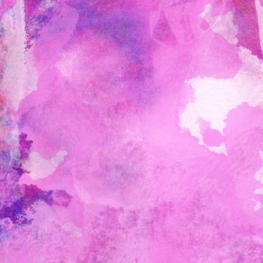 Soyut renkli suluboya desen arkaplan pembe ve mor renklerle yapılır
