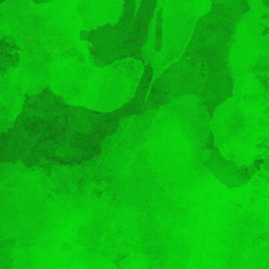 Parlak ve koyu yeşil tonlardan oluşan soyut renkli suluboya desenli arkaplan