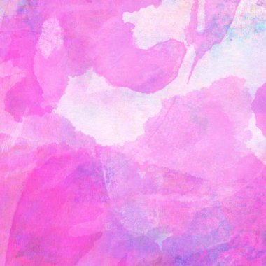 Soyut suluboya deseni pembe ve mor tonlardan yapılır