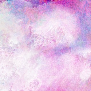 Soyut suluboya deseni pembe ve mor tonlardan yapılır