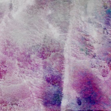 Soyut suluboya leylak ve mavi desenli arkaplan.