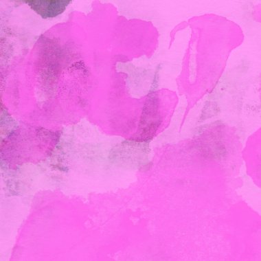 Soyut suluboya deseni pembe ve mor tonlardan yapılır