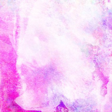 Soyut suluboya deseni pembe ve mor tonlardan yapılır