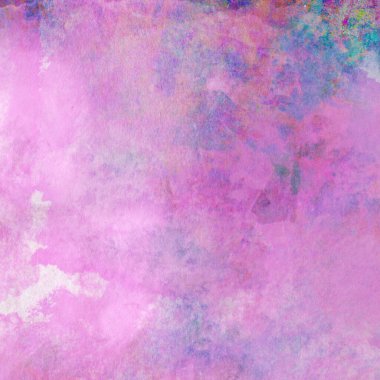 Soyut suluboya deseni pembe ve mor tonlardan yapılır