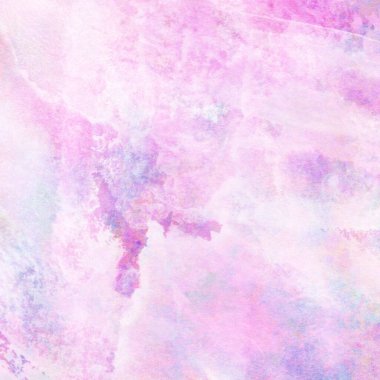 Soyut suluboya deseni pembe ve mor tonlardan yapılır