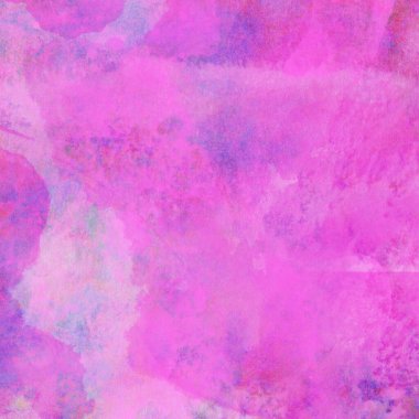 Soyut suluboya deseni pembe ve mor tonlardan yapılır