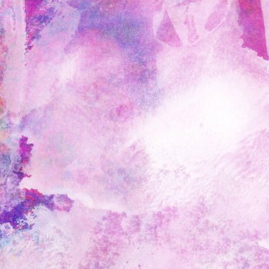 Soyut suluboya deseni pembe ve mor tonlardan yapılır