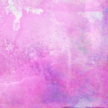 Soyut suluboya deseni pembe ve mor tonlardan yapılır
