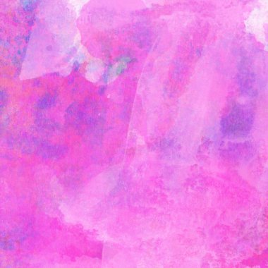 Soyut suluboya deseni pembe ve mor tonlardan yapılır