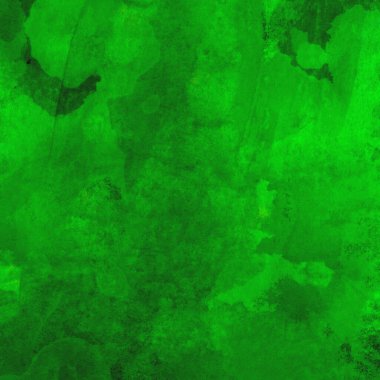 Parlak ve koyu yeşil tonlardan oluşan soyut suluboya desenli arkaplan