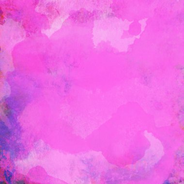 Soyut suluboya deseni pembe ve mor tonlardan yapılır