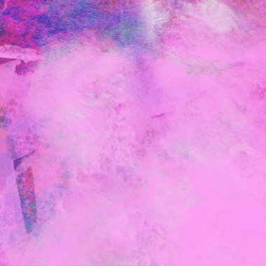 Soyut suluboya deseni pembe ve mor tonlardan yapılır