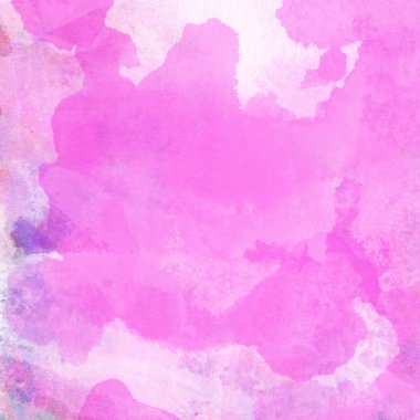 Soyut suluboya deseni pembe ve mor tonlardan yapılır