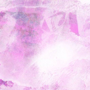 Soyut suluboya deseni pembe ve mor tonlardan yapılır