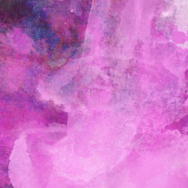 Soyut suluboya deseni pembe ve mor tonlardan yapılır