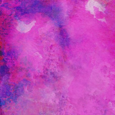 Soyut suluboya deseni pembe ve mor tonlardan yapılır