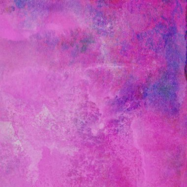 Soyut suluboya deseni pembe ve mor tonlardan yapılır