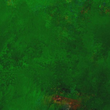 Parlak ve koyu yeşil tonlardan oluşan soyut suluboya desenli arkaplan