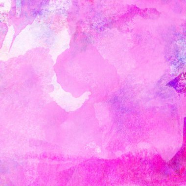 Soyut suluboya deseni pembe ve mor tonlardan yapılır