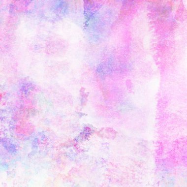 Soyut suluboya deseni pembe ve mor tonlardan yapılır