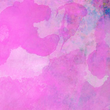Soyut suluboya deseni pembe ve mor tonlardan yapılır