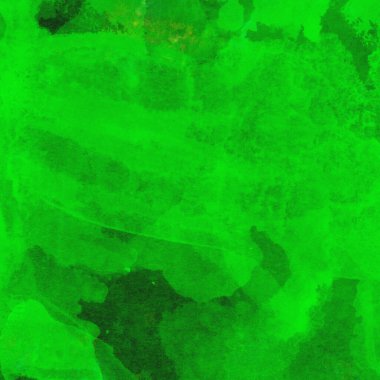 Parlak ve koyu yeşil tonlardan oluşan soyut suluboya desenli arkaplan